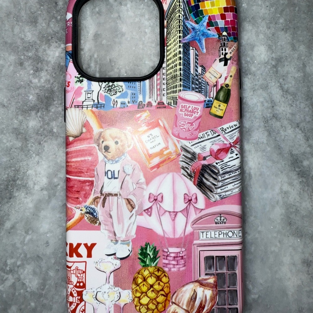 iPhone 14 Pro Max Colorful Collage Phone Case